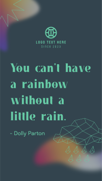 Little Rain Quote Instagram Reel Preview