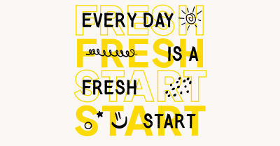 Fresh Start Quote Facebook ad Image Preview