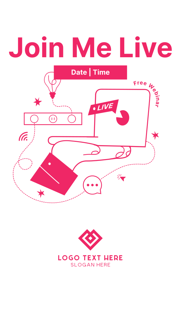 Webinar Live Instagram Story Design