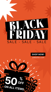 Black Friday Sale Facebook story Image Preview