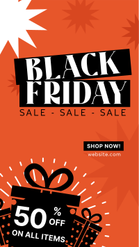 Black Friday Sale Facebook Story Design