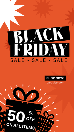 Black Friday Sale Facebook story Image Preview