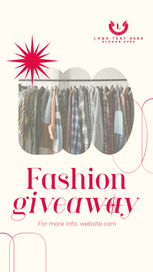 Elegant Fashion Giveaway Instagram story Image Preview