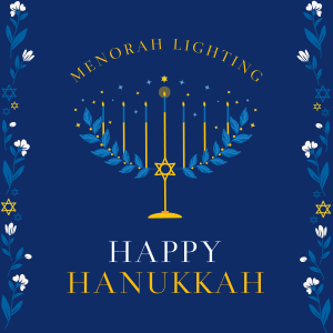 Happy Menorah  Instagram post Image Preview