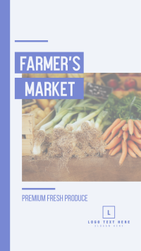 Premium Farmer's Market Facebook Story Preview