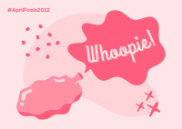 Whoopie April Fools Postcard Image Preview