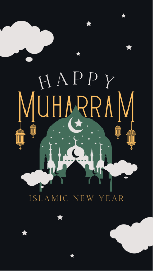 Peaceful and Happy Muharram Instagram story Image Preview