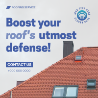 Corporate Roof Maintenance Instagram Post Design