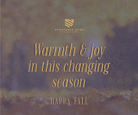 Autumn Season Quote Facebook Post Design