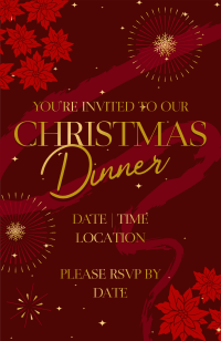 Christmas and New Year Invitation Image Preview