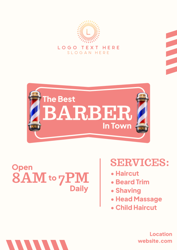 The Best Barber Poster Design Image Preview