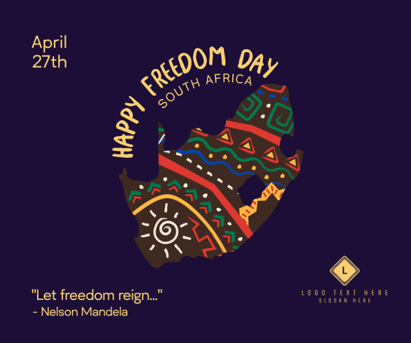 South African Freedom Day Facebook Post Design