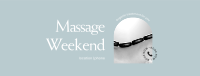 Massage Weekend Facebook Cover Design