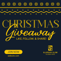 Christmas Giveaway Promo Instagram post Image Preview