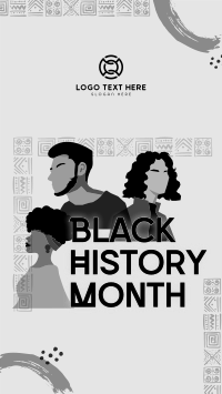 African Black History Facebook Story Design