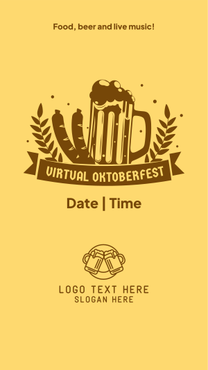 Virtual Oktoberfest Instagram story Image Preview