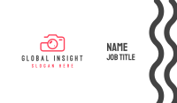 Camera Photography Outline Business Card Image Preview