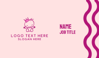 Pink Baby Princess Business Card Preview