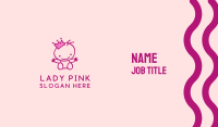Pink Baby Princess Business Card Image Preview