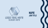 Spiked Polygon Company Business Card Image Preview