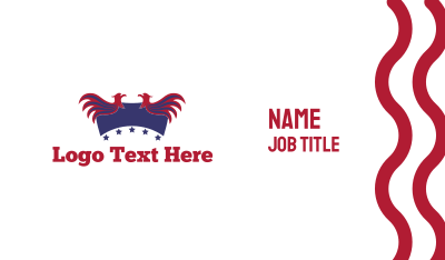 Patriotic Birds Business Card Image Preview