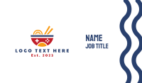Ramen Game Controller Business Card Image Preview