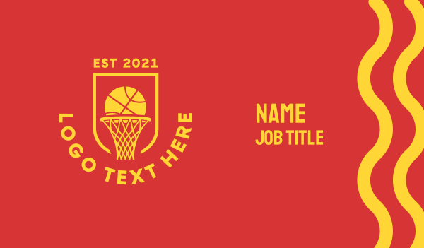 Basketball Hoop Ring Business Card Design Image Preview