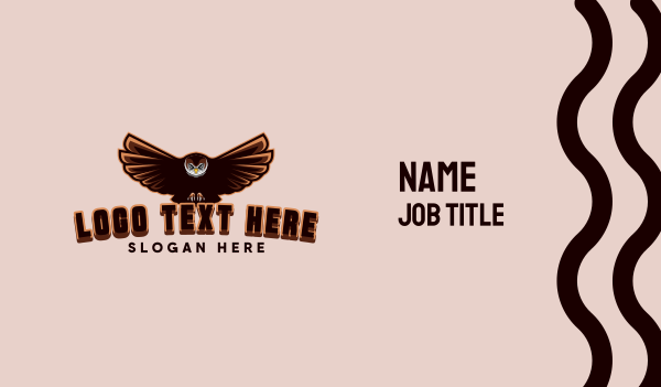 Night Owl Gaming Business Card Design Image Preview