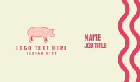 Pig Butcher Meat Shop Business Card Image Preview