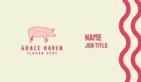 Pig Butcher Meat Shop Business Card Image Preview