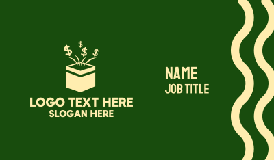 Dollar Box Business Card Image Preview