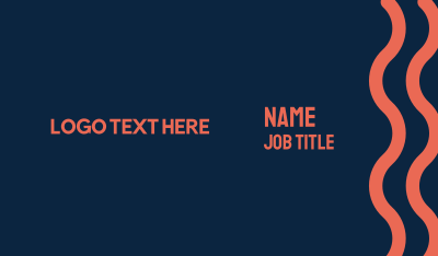 Modern Sans Serif Business Card Image Preview