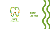 Eco Leaf Dentistry Business Card Image Preview