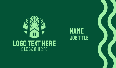 Tree House Property Business Card Image Preview