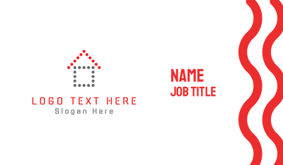 Dot House Business Card Image Preview
