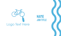Bicycle Bike Search Finder Business Card Image Preview