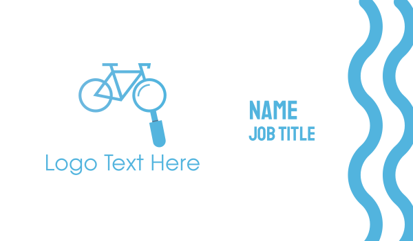 Bicycle Bike Search Finder Business Card Design Image Preview