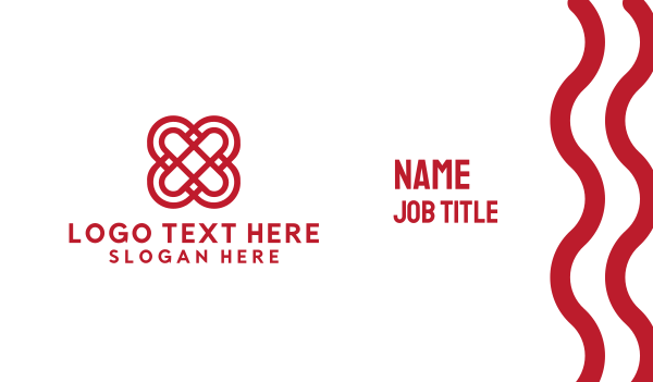 Red X Letter Business Card Design Image Preview