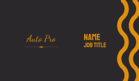 Elegant Cursive  Wordmark Business Card Design