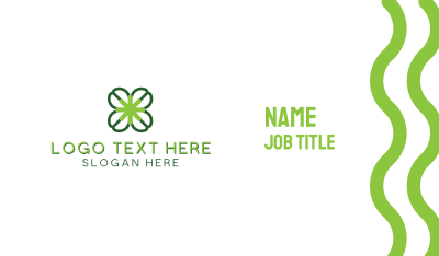 Four Leaf Clover Business Card Image Preview