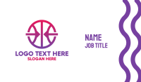 Arrow Basketball Business Card Image Preview
