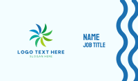 Tropical Leaves Brand  Business Card Preview