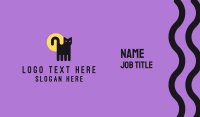 purple cat logo with name