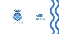 Blue Pineapple  Business Card Image Preview