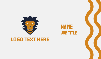 Lion Game Business Card