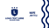Military Badge Lettermark Business Card Image Preview