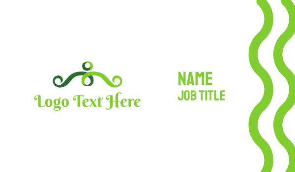 Human Vine Business Card Design Image Preview