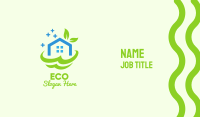 Fresh Clean Eco House Business Card Image Preview