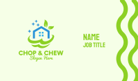 Fresh Clean Eco House Business Card Image Preview