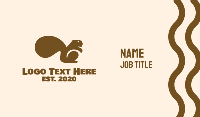 Brown Beaver Business Card Image Preview
